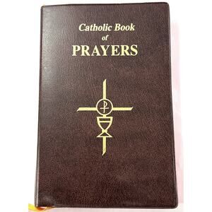 Catholic Book of Prayers Large Print Rev Maurus Fitzgerald Faux Leather Prayer